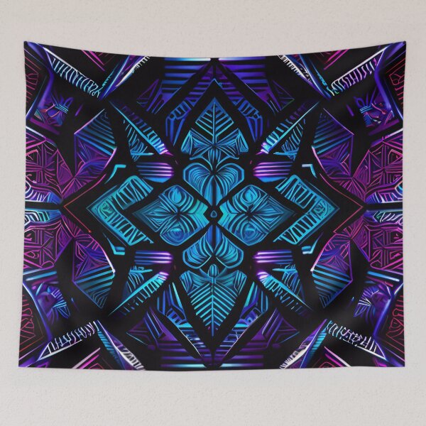 Item preview, Abstract Geometric Sci-fi Pattern designed and sold by TheArtOfPat.