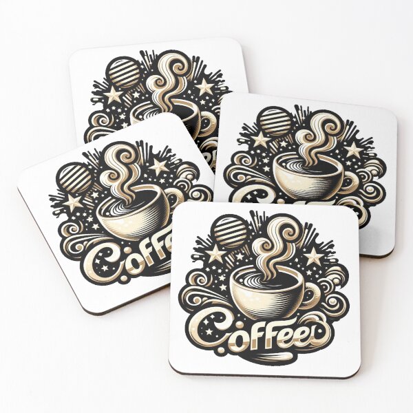 Item preview, Cafe Vibes - Retro Cafe Art designed and sold by Fuckit-Runit.