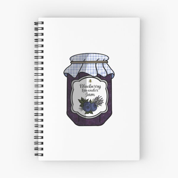 Item preview, Blueberry Lavender Jam designed and sold by honeybeepaper.