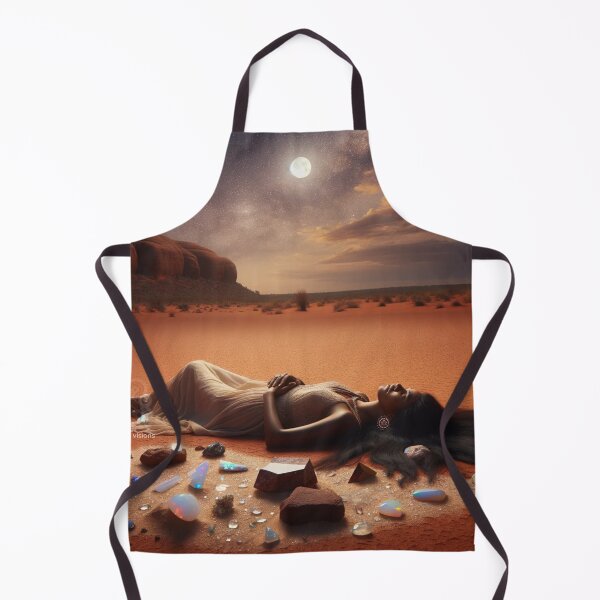 Item preview, Desert Dreaming under the Crescent Moon designed and sold by ArrernteVisions.