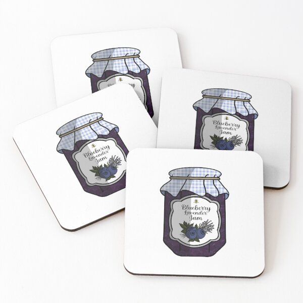 Item preview, Blueberry Lavender Jam designed and sold by honeybeepaper.