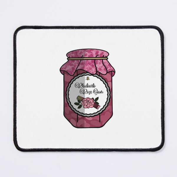 Item preview, Rhubarb Rose Jam designed and sold by honeybeepaper.