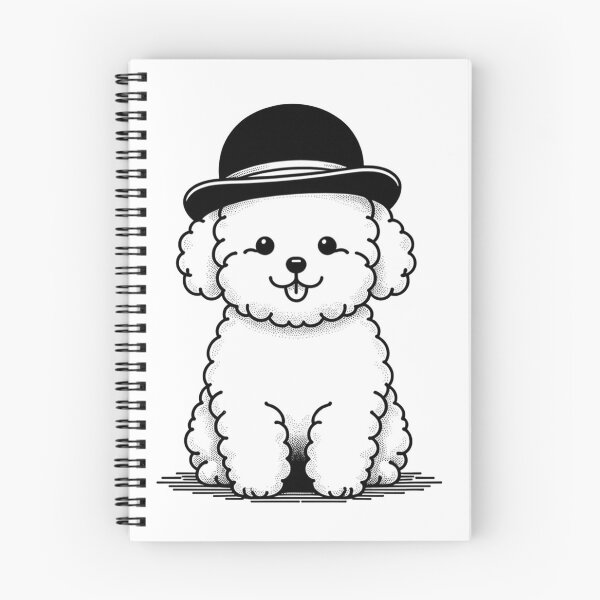 Item preview, Cute Toy Poodle Dog in a Bowler Hat designed and sold by toypoodlemom.