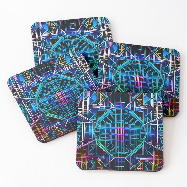 Item preview, Abstract Geometric Sci-fi Pattern designed and sold by TheArtOfPat.