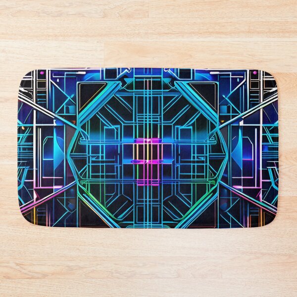 Item preview, Abstract Geometric Sci-fi Pattern designed and sold by TheArtOfPat.
