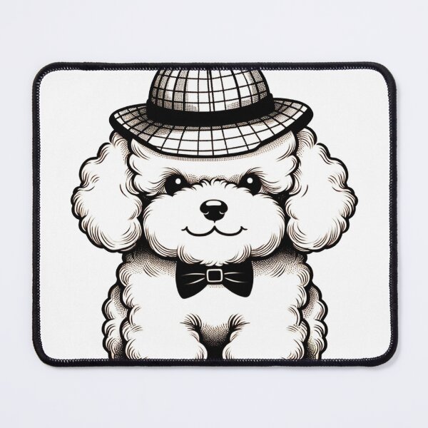 Item preview, Cute Toy Poodle in a Hunter Hat designed and sold by toypoodlemom.