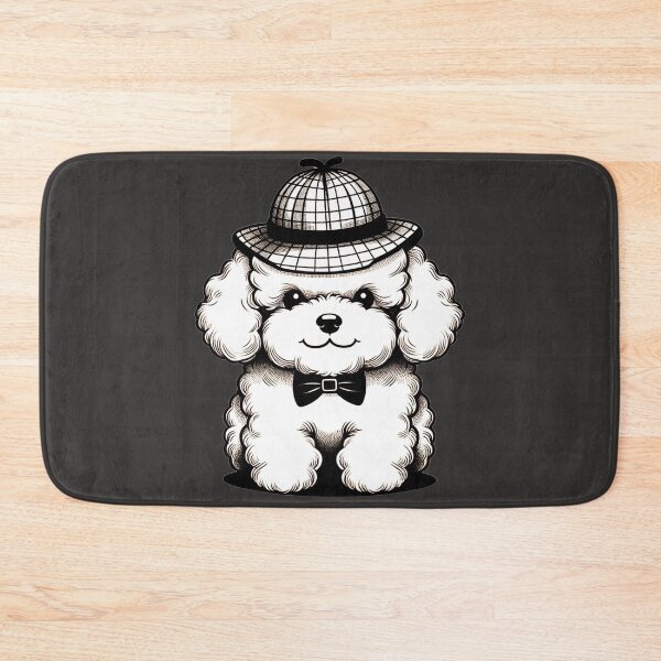 Item preview, Cute Toy Poodle in a Hunter Hat designed and sold by toypoodlemom.