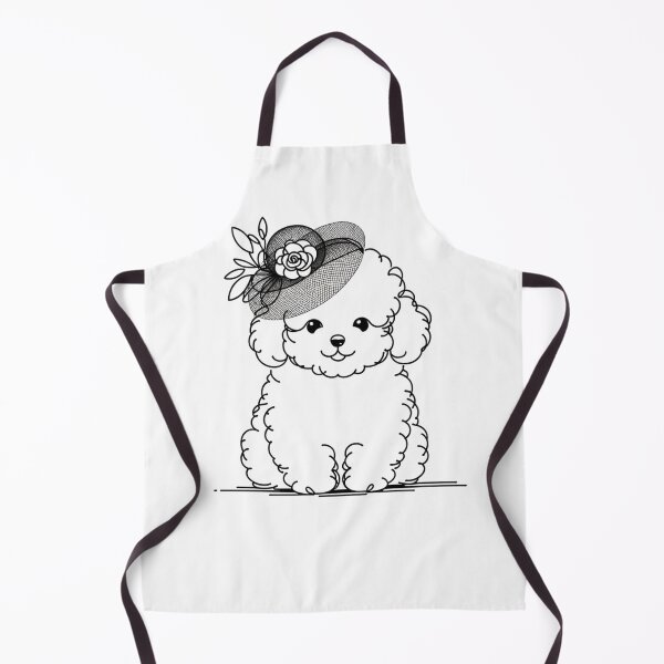 Item preview, Elegant Toy Poodle in a Fascinator Hat designed and sold by toypoodlemom.