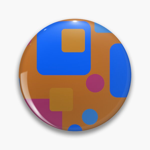 Item preview, Retro Abstract Dream Space in Orange Blue and Magenta Half-Drop-5748 designed and sold by Art in My Loft.
