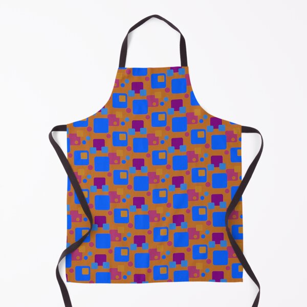 Item preview, Retro Abstract Dream Space in Orange Blue and Magenta Half-Drop-5748 designed and sold by Art in My Loft.
