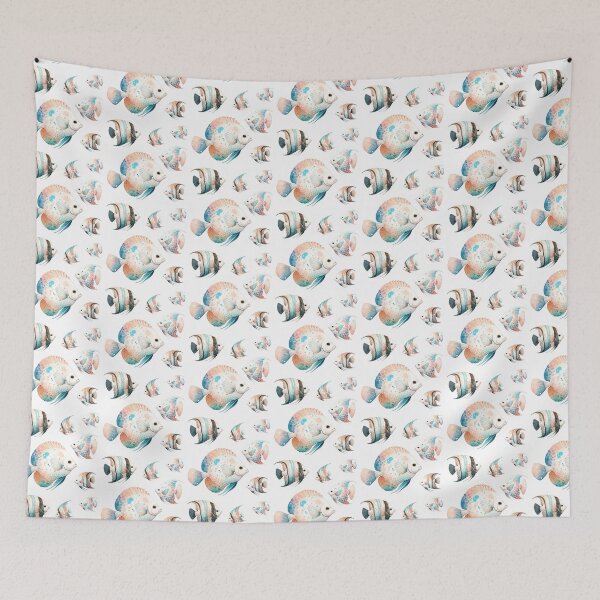 Item preview, Cute Pastel Angelfish Fishes designed and sold by TheAnimalZ00.