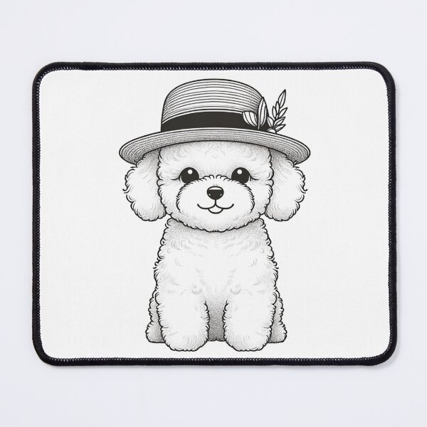 Item preview, Cute Toy Poodle in a Gatsby Hat designed and sold by toypoodlemom.