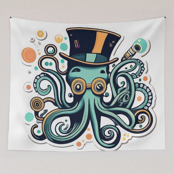 Item preview, Steampunk Squid Aristocrat designed and sold by NiftyWrx.