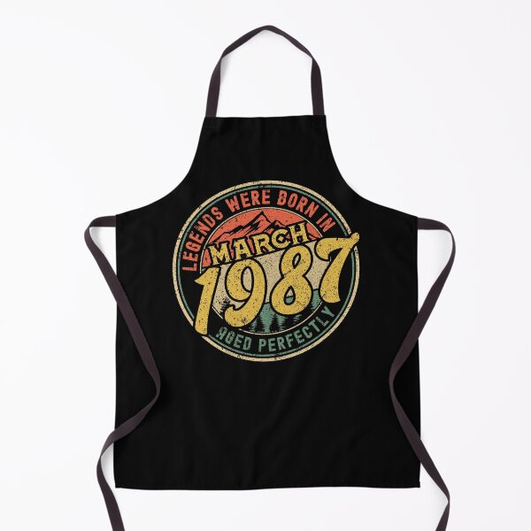 Item preview, Legends were born in MARCH 1987 - aged perfectly - awesome vintage birthday designed and sold by oudinmeissArt.
