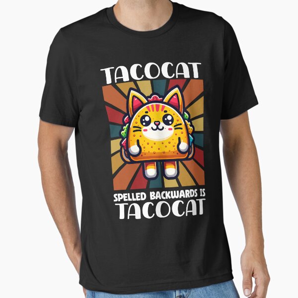 Item preview, Tacocat spelled backwards is tacocat, taco cat designed and sold by Melofen.