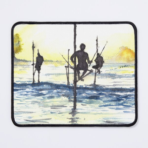 Item preview, Sri Lankan Pole Fishermen designed and sold by Gregg Brown.