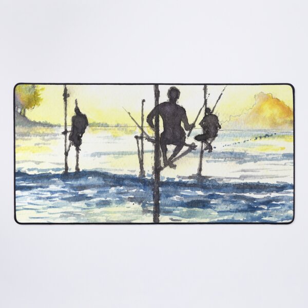 Item preview, Sri Lankan Pole Fishermen designed and sold by Gregg Brown.