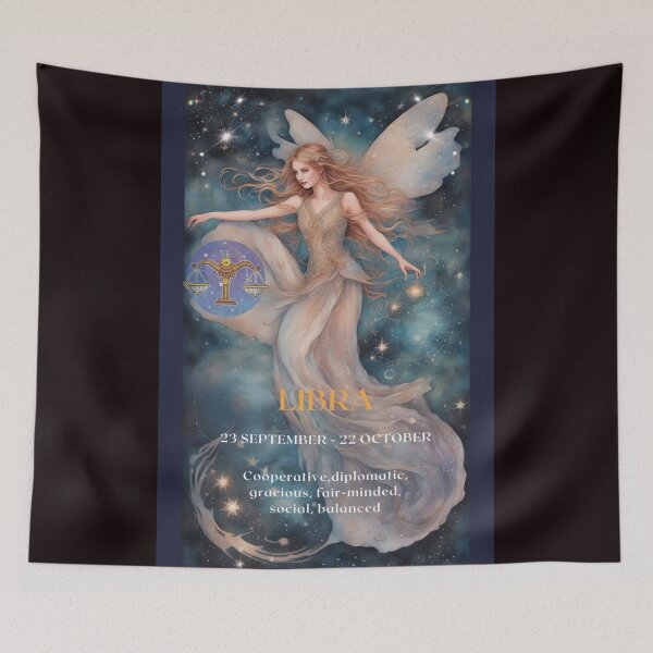 Item preview, Zodiac Sign Libra designed and sold by FaerieFusion.
