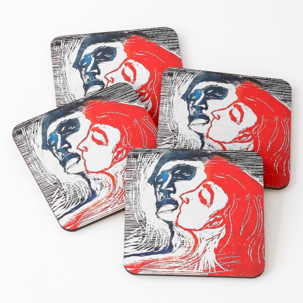 Item preview, Man and Woman I - Edvard Munch - 1905 Painting designed and sold by HeavyHits.