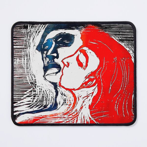 Item preview, Man and Woman I - Edvard Munch - 1905 Painting designed and sold by HeavyHits.