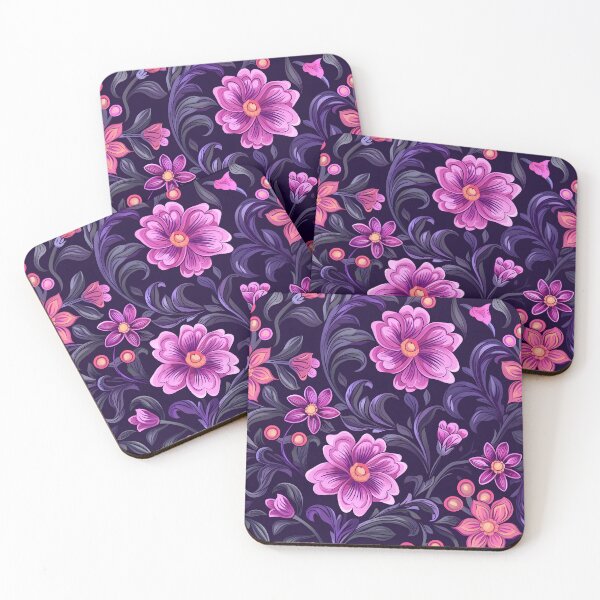 Item preview, Purple Floral Surface Pattern, Floral All Over Pattern, Flowers Pattern Beautiful designed and sold by Apkdesigner.