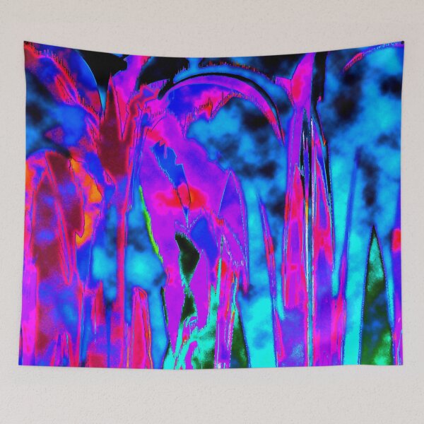 Item preview, Garden in Electric Blue Moonglow designed and sold by Carlo Varo.