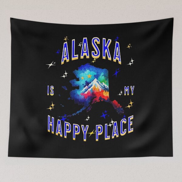 Item preview, Alaska is my Happy Place designed and sold by Vindbult.