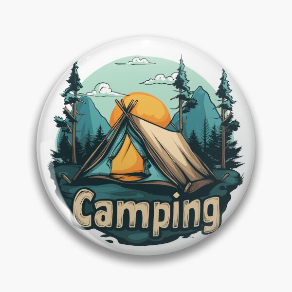 Item preview, Cool Camping designed and sold by Thehatinthecat.