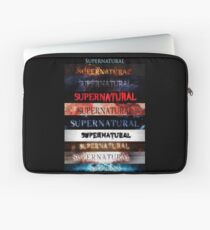 Supernatural intro seasons 1-10 Laptop Sleeve