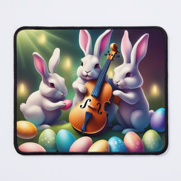 Item preview, Musical bunnies and Easter eggs designed and sold by Artbellachi.