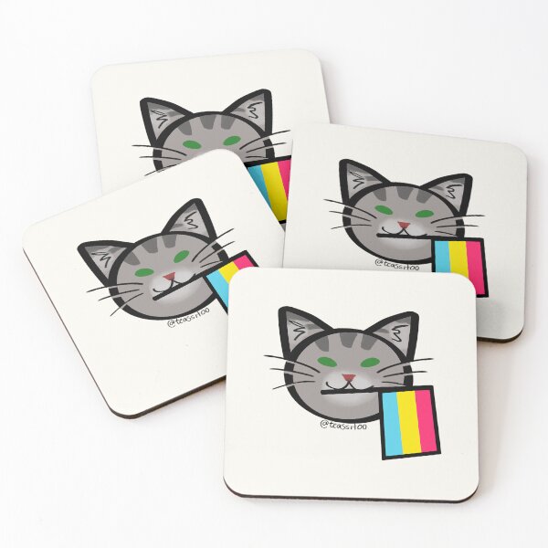 Artikelvorschau, Katze mit pansexueller Stolzflagge entworfen und verkauft von Teassitoo.