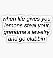 jean-ralphio's words of wisdom Sticker