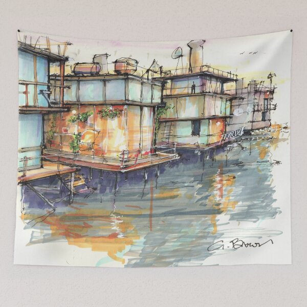 Item preview, Fisher Stilt Huts designed and sold by Gregg Brown.