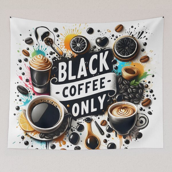 Item preview, Black Coffee Lover, Coffee Lover, Cold Brew designed and sold by TrueArtVibes.