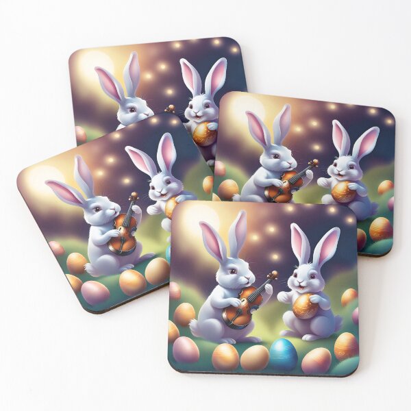 Item preview, Easter musical bunnies designed and sold by Artbellachi.