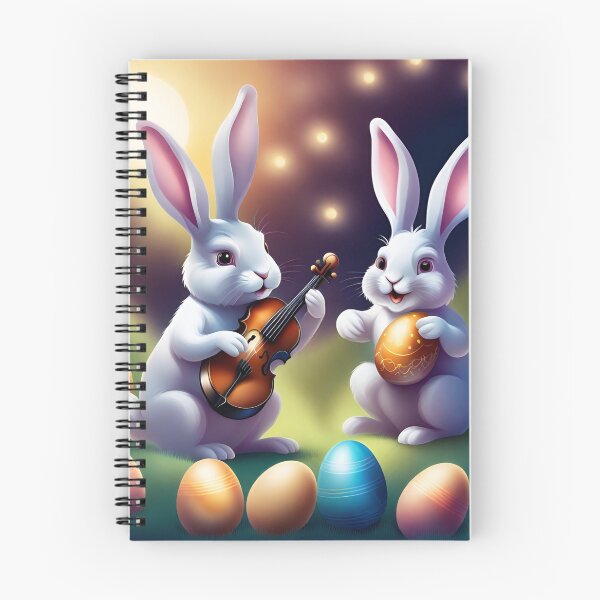 Item preview, Easter musical bunnies designed and sold by Artbellachi.