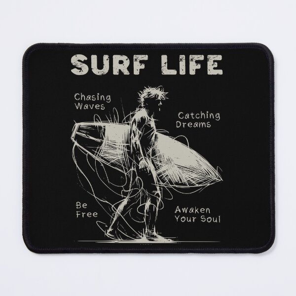 Item preview, Surf Life - Chasing Waves, Catching Dreams - Inspirational Surfing designed and sold by Urban-Alien.