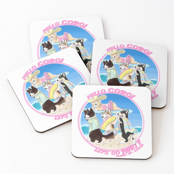 Item preview, Hello Corgi, let's go party! designed and sold by PortlandCorgi.