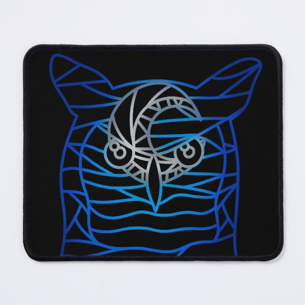Item preview, Multicolor Great Horned Owl designed and sold by Chiaroscuro-Art.