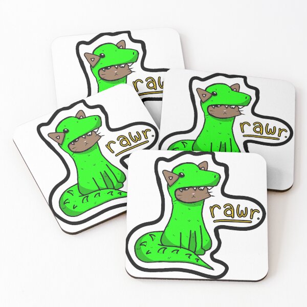 Item preview, Rawr - A cat in a dinosaur costume designed and sold by shaune23.