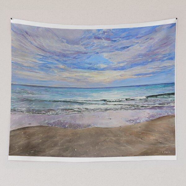 Item preview, Pastel Coastal Landscape designed and sold by ChristineDavisArt.