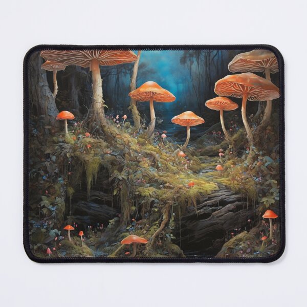 Item preview,  A mysterious bioluminescent forest. designed and sold by Cherryblossom50.