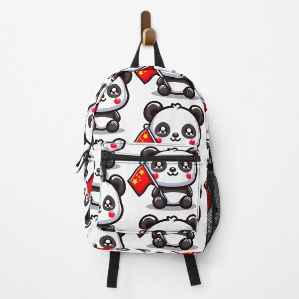 Item preview, A Cute Little Panda With A Chinese Flag designed and sold by maheart83.