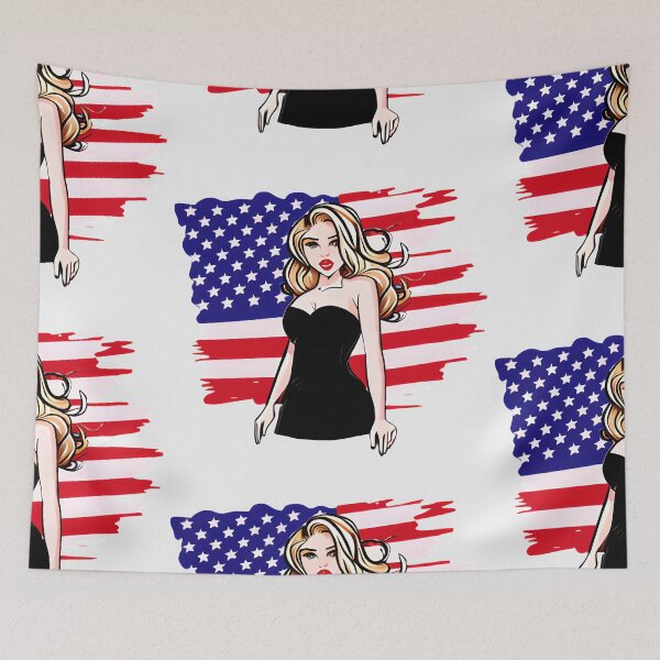 Item preview, Patriot Girl America 3 designed and sold by Chubuter.