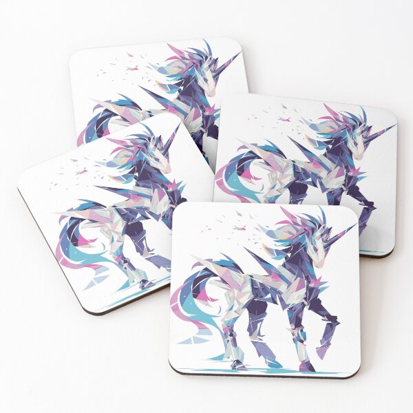 Item preview, Unicorn Polygon Cartoon designed and sold by Bwittaya.