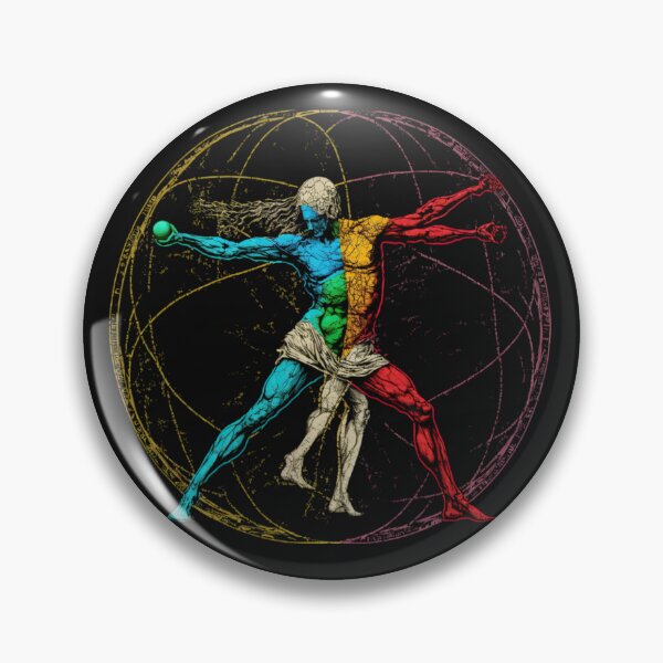 Item preview, Mundo de Vitruvio - Hombre Anatómico, Anatomía de Vitruvio, Globo terráqueo 3D designed and sold by abeautifulife.