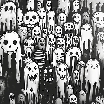 Artwork thumbnail, Ghost Patterns by Quirkyaesthetics