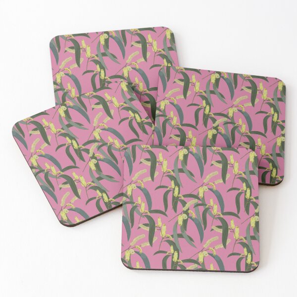 Artikelvorschau, Flechtwerk Blumen und Blätter rosa entworfen und verkauft von Sketchbook Designs.
