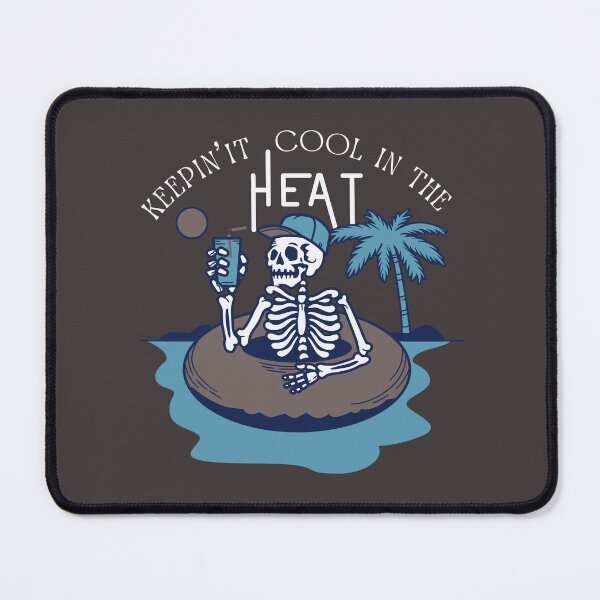 Item preview, Keepin’ It Cool In The Heat - Funny Skeleton Oasis designed and sold by Hill Strom.