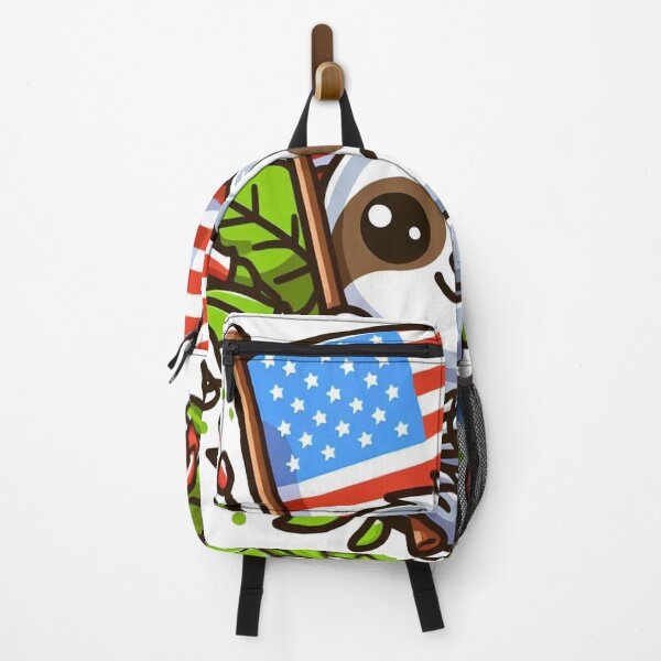 Item preview, Sloth with USA Flag designed and sold by maheart83.